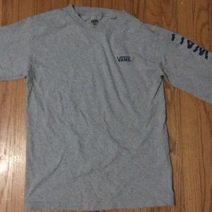 Vans Off the Wall grey longlseeve tee